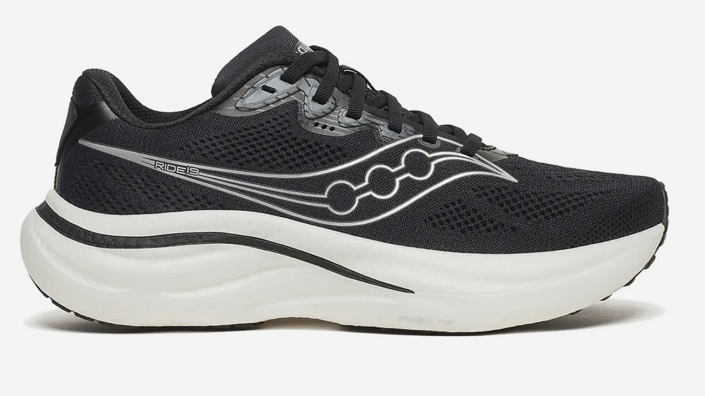 Womens Saucony Ride 19 Wide